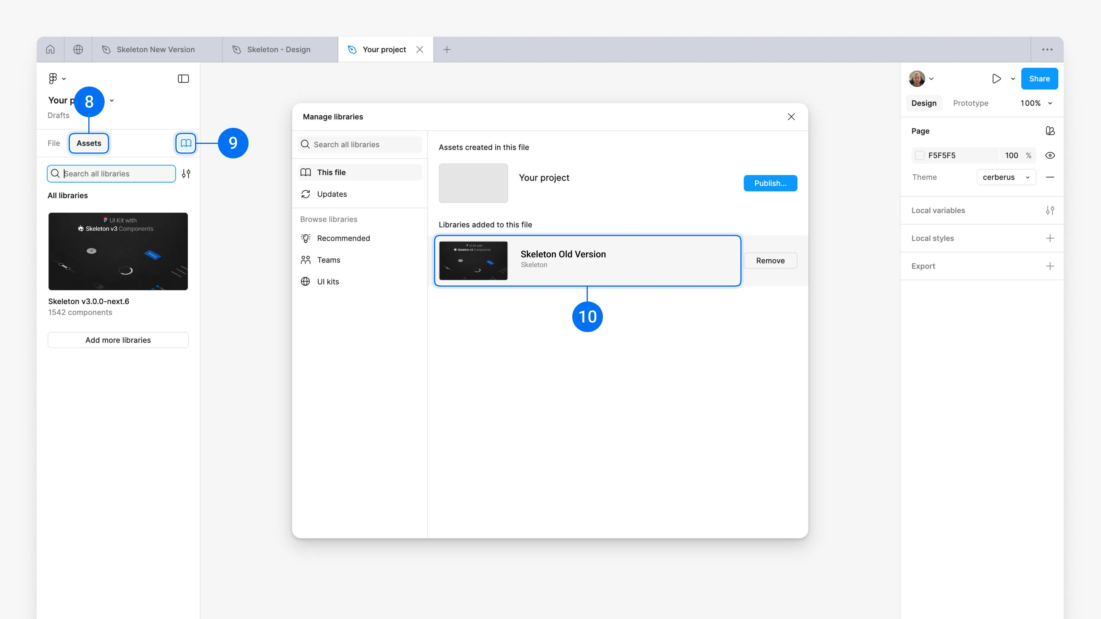 Publish library